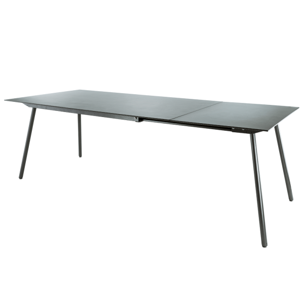 Details: Fiberglass table Locarno 160/220x90 extendable