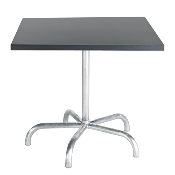 Details: Table en métal Säntis 80x80