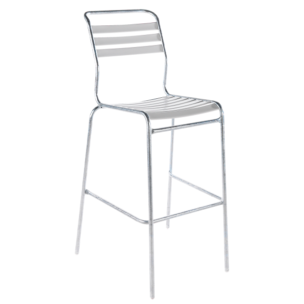 Details: slatted bar stool Säntis without armrest