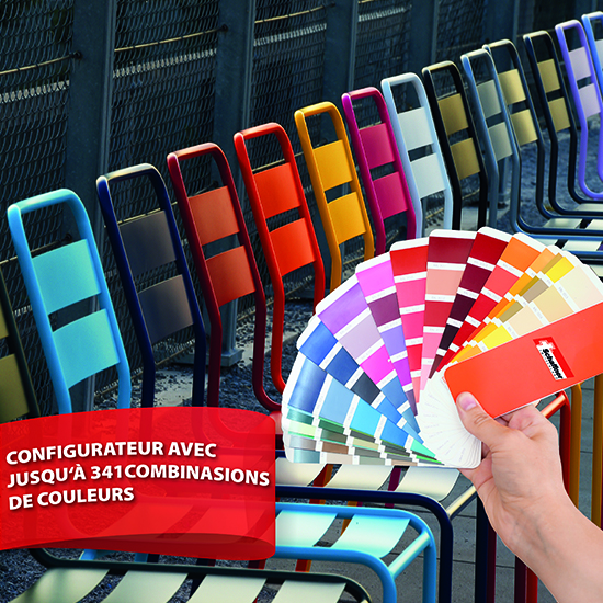 configurateur pour tous les produits - des combinaisons de couleurs infinies !
